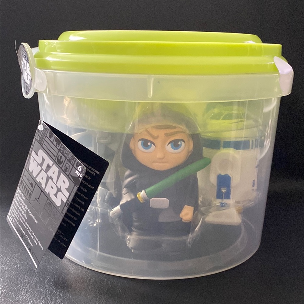 Disney Star Wars Bath Bucket Mini Figure Set